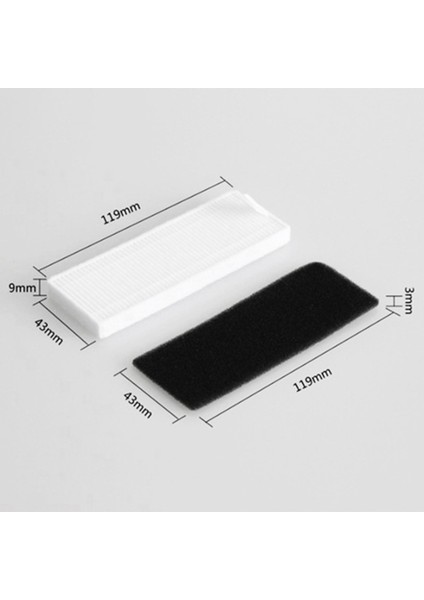 10 Adet Hepa Filtre Mükemmellik 1090 Robotlu Süpürge Yedek Parçalar Filtre Aksesuarları (Yurt Dışından) fiyatları
