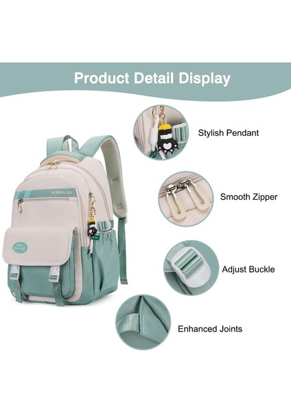 Büyük Kapasiteli Sırt Öğrenci Okul Çok Bölmeli Seyahat Çantası (Yurt Dışından) fırsatları