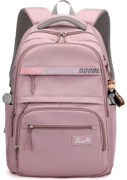 Büyük Kapasiteli Öğrenci Okul Çantası Hafif Kampüs Kız Sırt Çantası (Yurt Dışından)