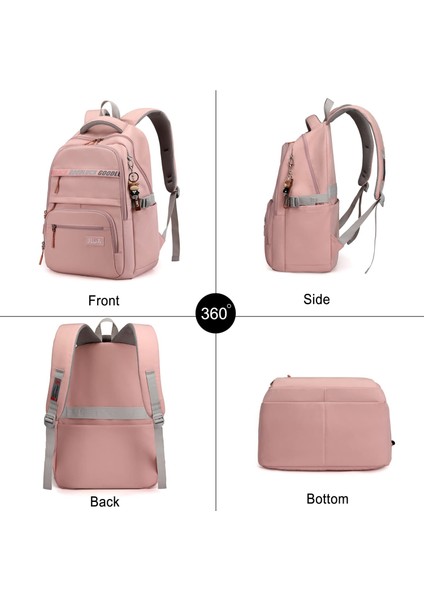 Büyük Kapasiteli Öğrenci Okul Çantası Hafif Kampüs Kız Sırt Çantası (Yurt Dışından) fiyatları