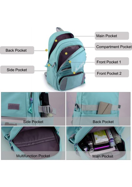 Öğrenci Okul Büyük Kapasiteli Açık Hava Eğlence Sırt Çantası (Yurt Dışından) modelleri