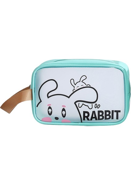 Taşınabilir Su Geçirmez Makyaj Büyük Kapasiteli Şeffaf Makyaj Saklama Çantası (Yurt Dışından)