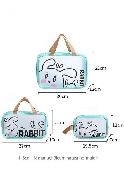 Taşınabilir Su Geçirmez Makyaj Büyük Kapasiteli Şeffaf Makyaj Saklama Çantası (Yurt Dışından) fiyatları