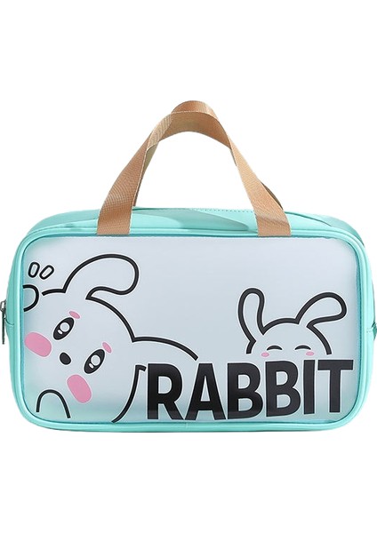 Taşınabilir Su Geçirmez Makyaj Büyük Kapasiteli Şeffaf Makyaj Saklama Çantası (Yurt Dışından)