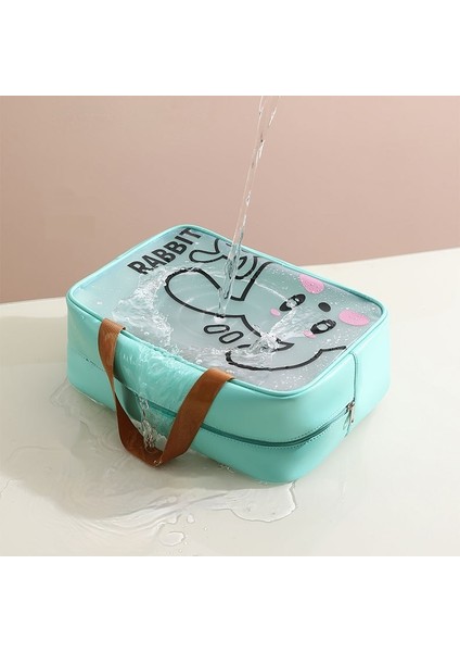 Taşınabilir Su Geçirmez Makyaj Büyük Kapasiteli Şeffaf Makyaj Saklama Çantası (Yurt Dışından) fırsatları