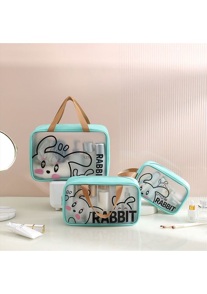 Taşınabilir Su Geçirmez Makyaj Büyük Kapasiteli Şeffaf Makyaj Saklama Çantası (Yurt Dışından) indirimleri