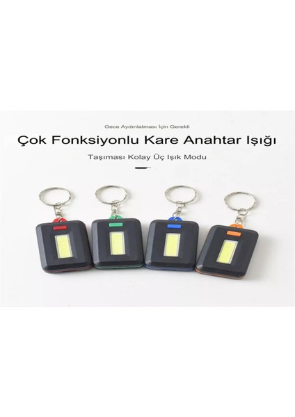 Anahtarlıklı Mini Fener Cob LED Fener Pilli XLF503