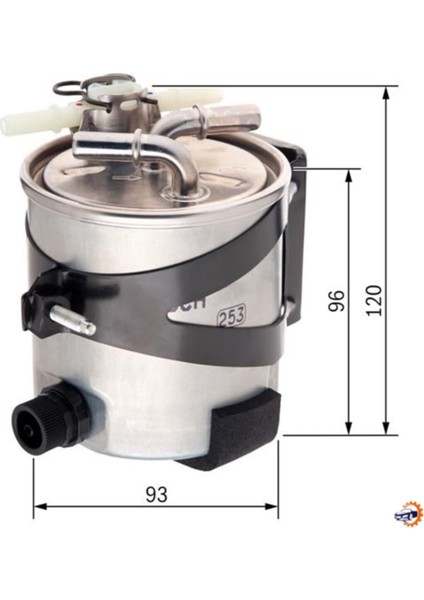 Yakıt Filtresi Megane Iı-Scenıc Iı 1.5 Dcı-2.0 Dcı 05 F026402016