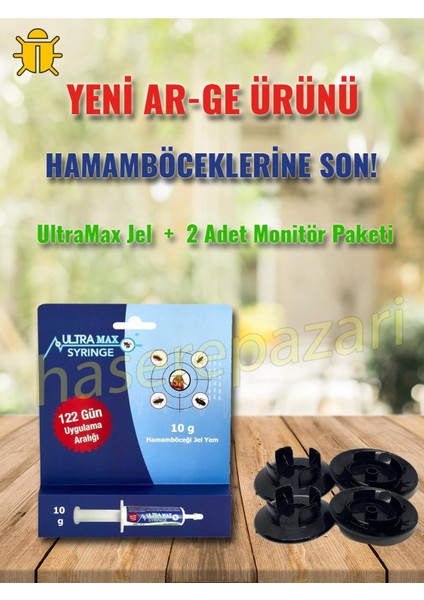 Ultramax Hamaböceği Jel Yemi 10Gr+2 Adet Monitör Paketi