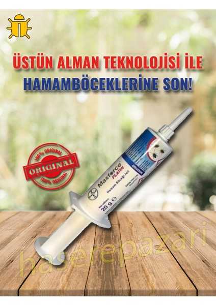 Bayer Maxforce Platin Hamamböceği Jel İlacı 20GR