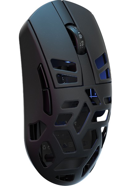 A950 Pro 4K Ultra Hafif Magnesium Wireless Gaming Mouse - Siyah