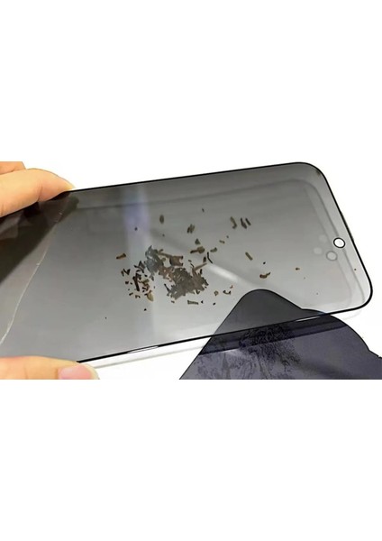 Apple iPhone 15 Pro Max Uyumlu Tam Kaplayan 5D Anti Statik Ekran Koruyucu Cam