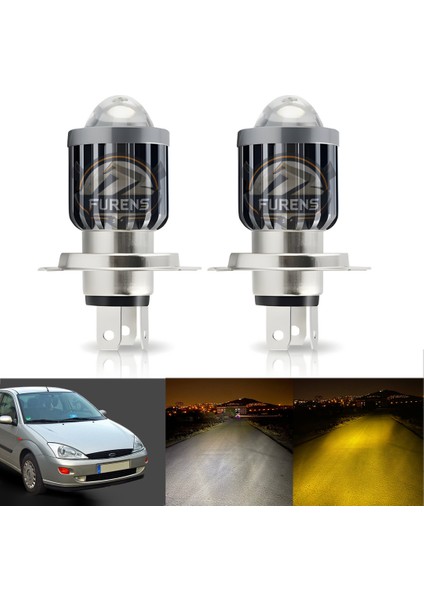 Ford Focus 1999-2001 Mercek LED Xenon Uzun - Kısa Çift Renk