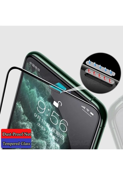 iPhone 13 Anti Statik Kavisli Ekran Koruyucu kırılmaz Cam Ultra Kalınlık 0.40MM