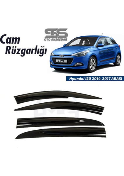 Fruens Cam Rüzgarlığı Hyundai I20 2014-2017 Arası Mügen Tip Piano Black