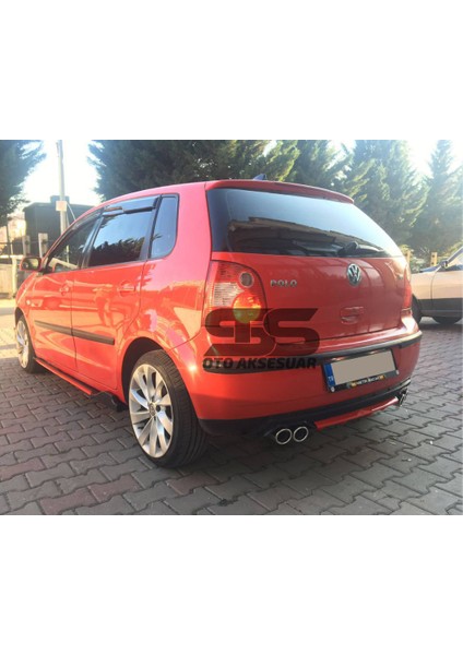 Volkswagen Polo Mk4 Difüzör Arka Tampon Eki 4 Egzoz Çıkışlı Kırmızı Lüx Tip fiyatları