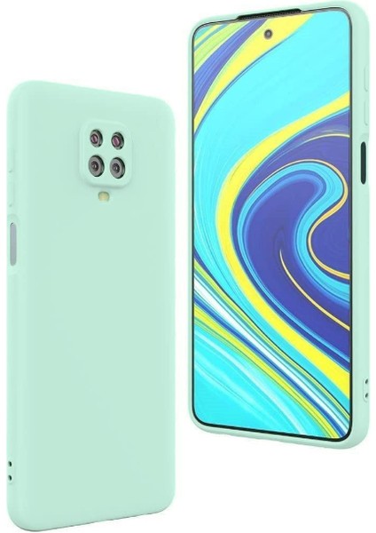 Xiaomi Redmi Note 9 Pro ile Uyumlu Içi Kadife Dokulu Kamera Korumalı Silikon Lansman Kılıf