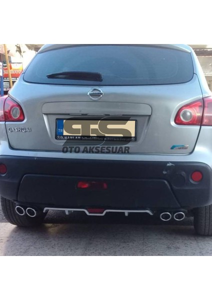 Fruens Nissan Qashqai Difüzör Arka Tampon Eki 4 Egzoz Çıkışlı Gri fiyatları