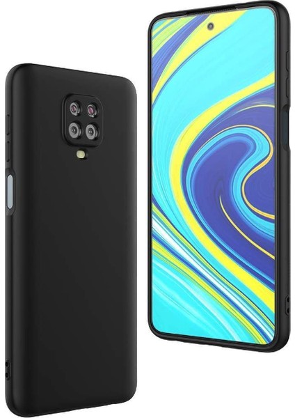 Xiaomi Redmi Note 9 Pro ile Uyumlu Içi Kadife Dokulu Kamera Korumalı Silikon Lansman Kılıf