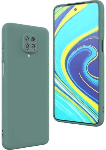 Xiaomi Redmi Note 9 Pro ile Uyumlu Içi Kadife Dokulu Kamera Korumalı Silikon Lansman Kılıf