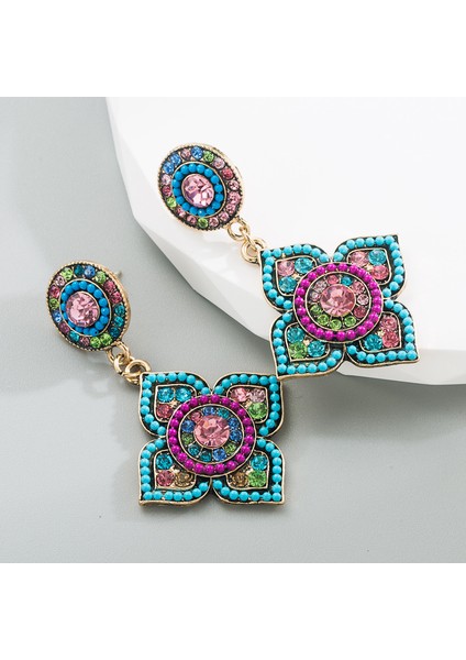 Retro Etnik Tarz Çiçek Küpe (Yurt Dışından) fiyatları