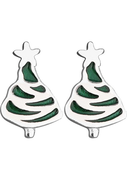 Yılbaşı Için Noel Ağacı Küpe (Yurt Dışından)