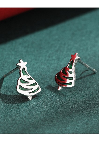 Yılbaşı Için Noel Ağacı Küpe (Yurt Dışından)