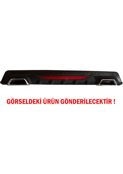 Fruens Hyundai Accent Blue Difüzör Arka Tampon Eki 2 Egzoz Çıkışlı Siyah Reflektörlü fiyatları