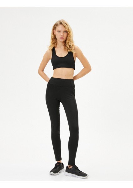Cepli Yüksek Bel Spor Tayt Dikiş Detaylı fiyatları