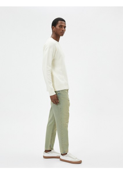 Loose Fit Yıkamalı Kot Pantolon - Stejean fiyatları