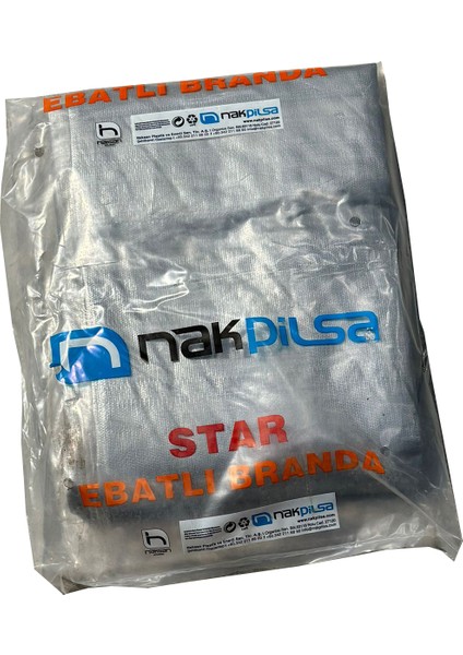 ABK PLASTİK Star Abkplastik Su Kar Geçirmez Ebatlı Branda Çadır 6m x 8m