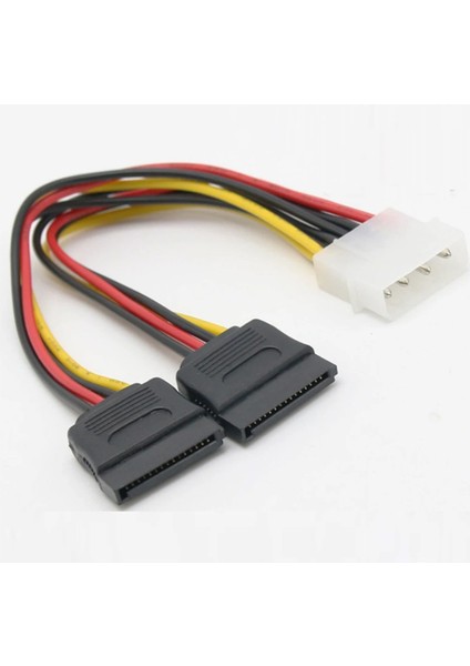 30 cm 4 Pin Molex Power 2 x Sata Power Ide Power 2x Sata Power Çevirici