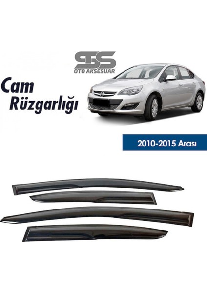 Fruens Cam Rüzgarlığı Opel Astra J 2010-2015 Mügen Tip Piano Black