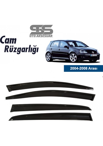 Fruens Cam Rüzgarlığı Volkswagen Golf 5 2004-2008 Mügen Tip Piano Black