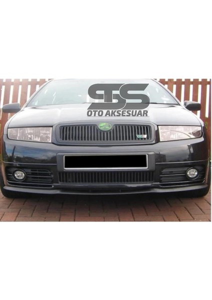 Fruens Skoda Fabia Mk1 Cupra R Uyumlu Ön Lip Mat Siyah Ön Tampon Lip