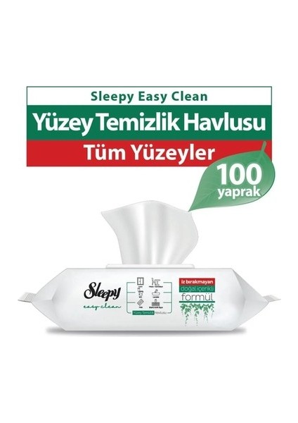 Easy Clean Yüzey Temizlik Havlusu 100 Yaprak