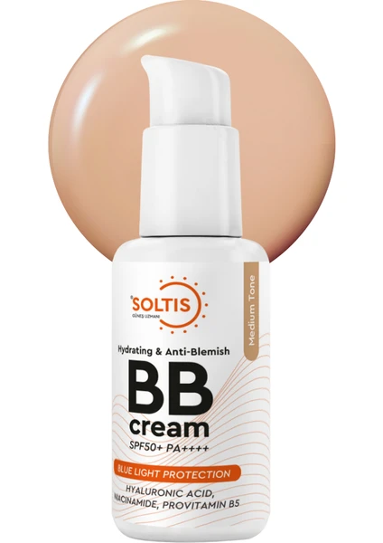 Nemlendirici ve Leke Karşıtı Bb Krem SPF50+ Pa++++ Orta Ton, 30 ml