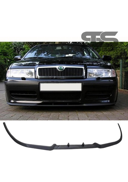 Skoda Octavia Mk2 Cupra R Uyumlu Ön Lip Mat Siyah Ön Tampon Lip