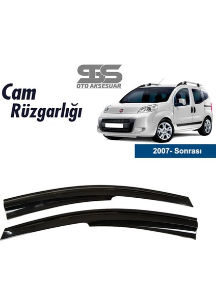 Fruens Cam Rüzgarlığı Fiat Fiorino 2007 Sonrası Mügen Tip Piano Black