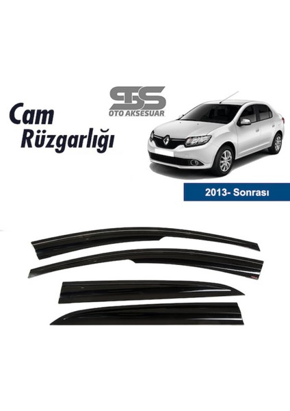 Fruens Cam Rüzgarlığı Renault Symbol 2013 Sonrası Mügen Tip Piano Black