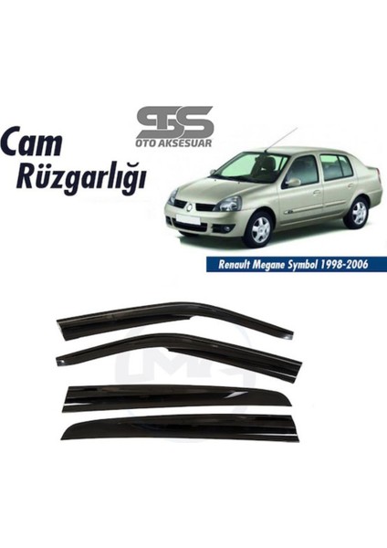 Fruens Cam Rüzgarlığı Renault Clio 2 1998-2006  Mügen Tip Piano Black