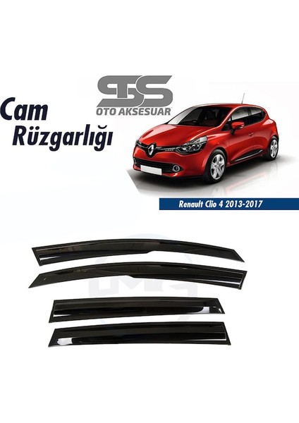 Fruens Cam Rüzgarlığı Renault Clio 4 2013-2017 Mügen Tip Piano Black