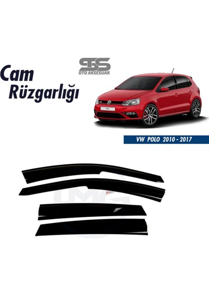 Fruens Cam Rüzgarlığı Volkswagen Polo 2010-2017 Mügen Tip Piano Black