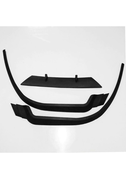 Fruens Vw Jetta Mk5 Cupra R Uyumlu Ön Lip Mat Siyah Ön Tampon Lip