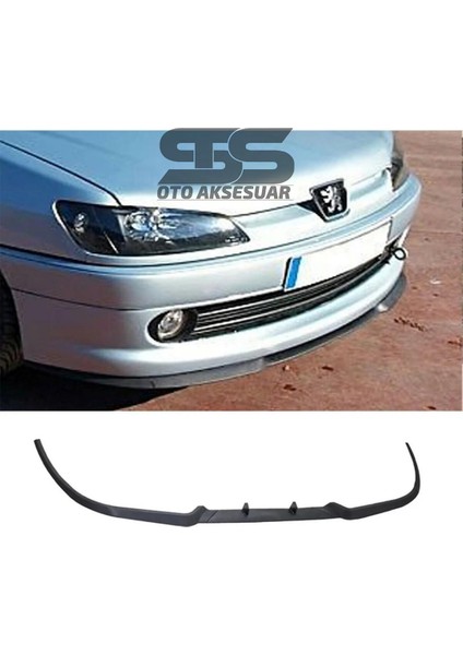 Fruens Peugeot 306 Cupra R Uyumlu Ön Lip Mat Siyah Ön Tampon Lip