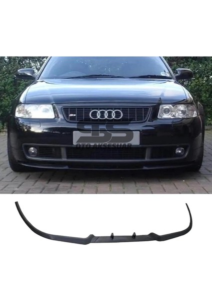 Audi A4 B5 1995-2001 Cupra R Uyumlu Ön Lip Mat Siyah Ön Tampon Lip