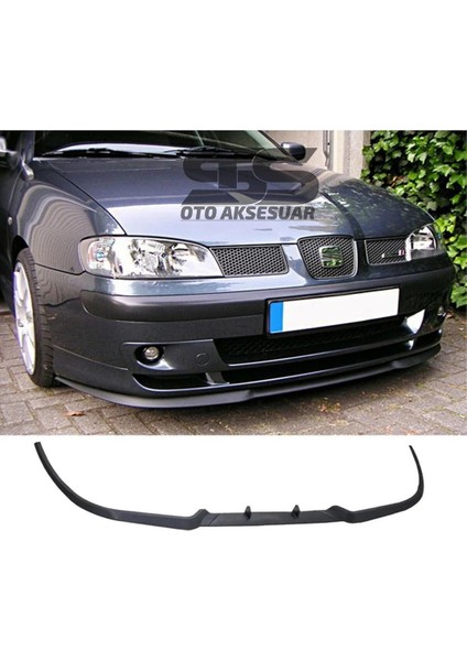 Fruens Seat Ibiza Mk3 Cupra R Uyumlu Ön Lip Mat Siyah Ön Tampon Lip