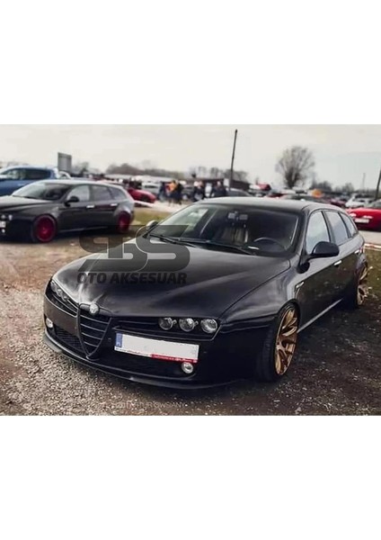 Alfa Romeo 146 Cupra R Uyumlu Ön Lip Mat Siyah Ön Tampon Lip