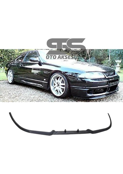 Nissan Skyline R33 Cupra R Uyumlu Ön Lip Mat Siyah Ön Tampon Lip