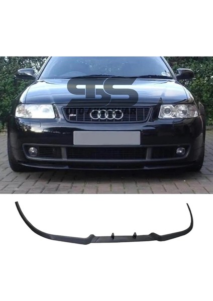 Fruens Audi A3 8p 2003-2012 Cupra R Uyumlu Ön Lip Mat Siyah Ön Tampon Lip